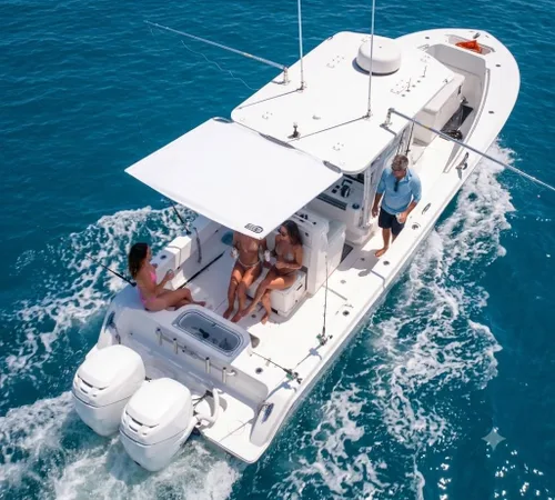 Vista 6 de 6.5 x 5.5 Negro SS100 Soporte Individual de Cañas para Popa de Barco Soporte de Sol para Consola Central