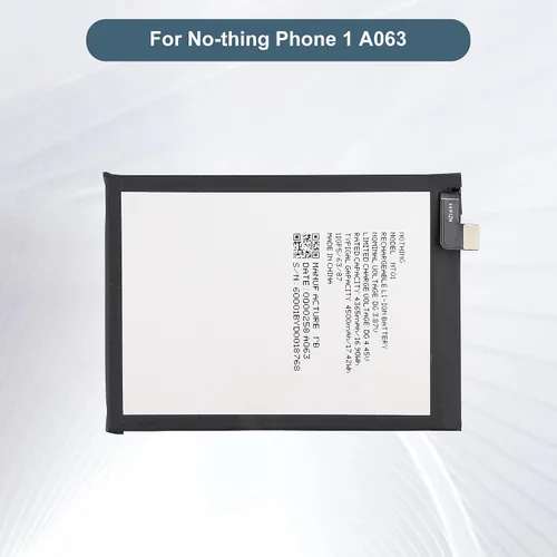 Vista 3 de Batería de repuesto NT01 compatible con Nothing Phone 1 A063, 3.87V 4500mAh, con kit de herramientas de reparación