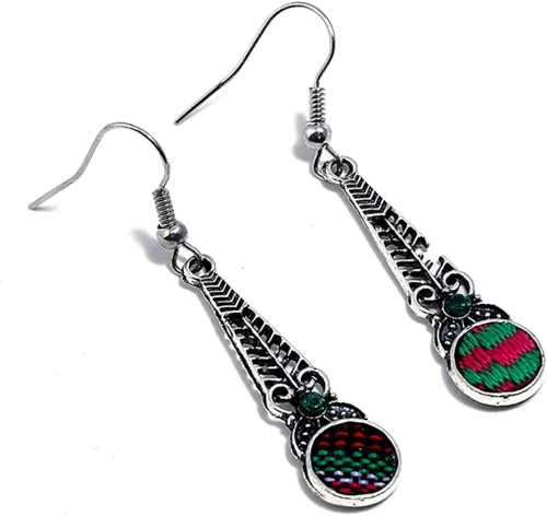 Vista 6 de HENGYID Conjunto de collar bohemio para mujer Collar étnico de diamantes de imitación multicolor grueso