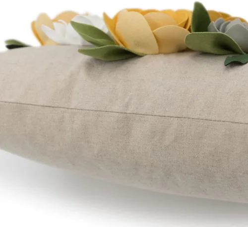 Vista 6 de OiseauVoler Fundas de Cojín Decorativas con Flores 3D Fundas de Almohada con Acento Floral para Sofá Cama Hogar Sala de Estar Decoración