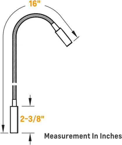 Vista 6 de acegoo Luz de Lectura LED de 12 V, lámpara de lectura de cabecera de barco RV, luz de cama de cuello flexible de 12 voltios para cámper van