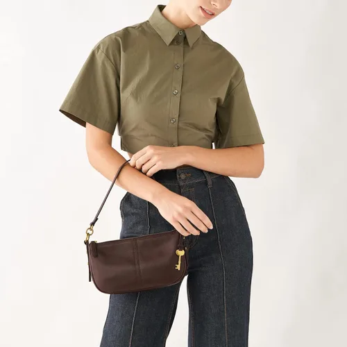 Vista 5 de Fossil Bolso de hombro Jolie de cuero para mujer