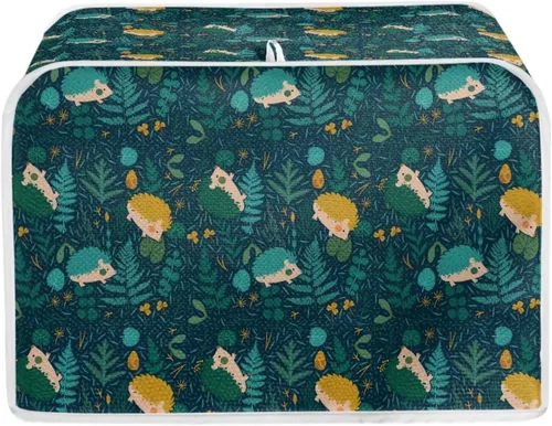Vista 46 de Funda para tostadora Baxinh con estampado de mariposas y girasoles, 2 rebanadas, bandera americana, cubierta pequeña para electrodomésticos