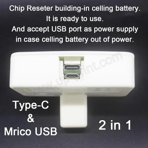 Vista 4 de UPink C9345 Reiniciador de chip de caja de mantenimiento compatible para ET-5800 ET-5850 ET-5880 ET-8500 ET-8550 ET-16600 WF-7310 WF-7820 WF-7840
