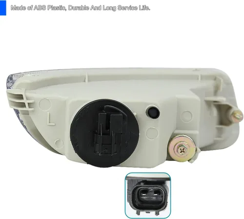 Vista 8 de Spec-D Tuning Luces antiniebla cromadas + bombillas H3 + interruptor compatible con Toyota Corolla 2003-2004, conjunto de par L+R