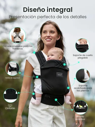 Vista 5 de GROWNSY Esterilizador y secador de biberones y portabebés Easy-Breezy Negro