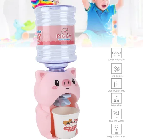 Vista 5 de Dispensador de agua para niños, divertido mini forma linda, mini juguete de agua para niños, ecológico, fácil de usar, perfecto para fiestas