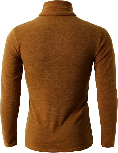 Vista 5 de H2H Mens Lightweight Slim Fit Turtleneck Pullover Casual Long Sleeve