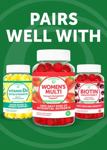 Vista 9 de Lunakai Gomitas de vitamina C para adultos y niños, vitaminas orgánicas VIT C veganas masticables en gomitas – 250 mg para adultos, niños y niños