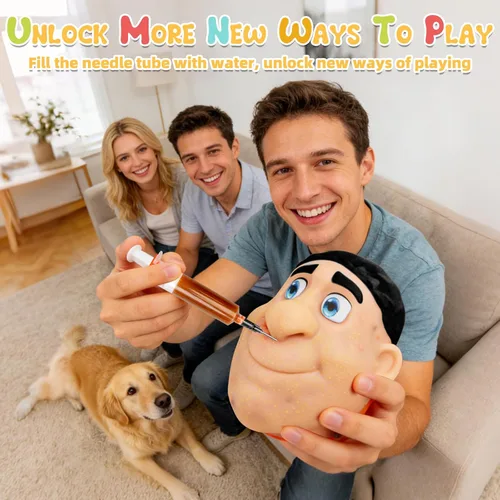 Vista 6 de Juguete antiestrés recargable para adultos – Juguete sensorial para aliviar la ansiedad, diseño realista para apretar y reventar, divertido regalo