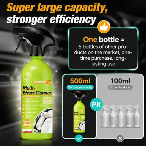 Vista 3 de Kit de spray limpiador de tela para techo de techo de espuma para interiores de coche
