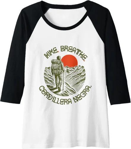 Vista 3 de Mountaineering - Camiseta de béisbol raglán Cordillera Negra