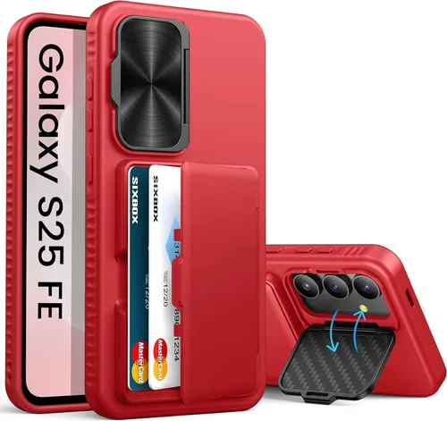 Vista 12 de para Samsung Galaxy S25 Funda, Compatible con MagSafe y Soporte Integrado y Grado Militar de Resistencia a Caídas, Funda Magnética Translúcida