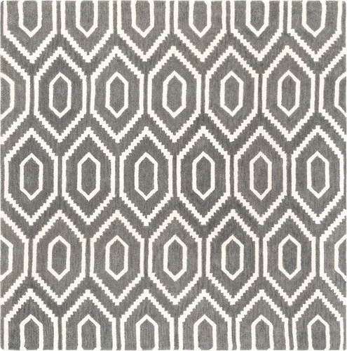 Vista 6 de SAFAVIEH Himalaya Collection - Alfombra decorativa, 2 x 3 pies, gris oscuro y marfil, lana hecha a mano, ideal para zonas de alto tráfico