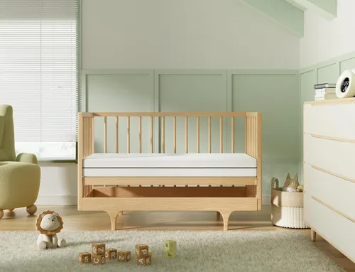 Vista 2 de Colchón Dourxi para cuna, colchón cómodo de doble cara para bebé y niño pequeño Breathable Gel Memory Foam, Removable Washable Cover, Fits Full