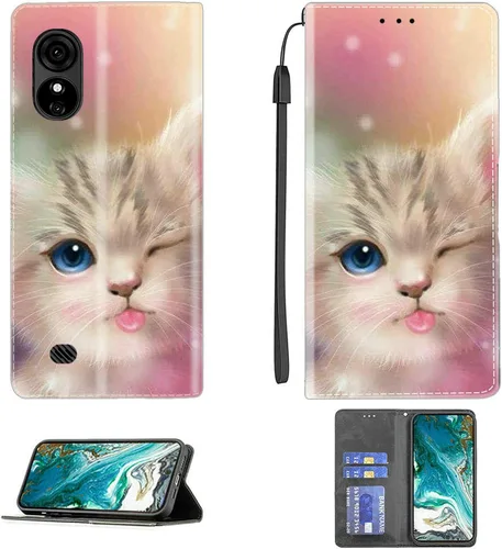Vista 37 de Aroepurt Funda para UMIDIGI G1 Plus compatible con UMIDIGI G1 Plus Funda para teléfono Funda de piel sintética con función atril magnética CPT15