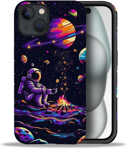 Vista 17 de CARLOCA Compatible con iPhone 12, Funda de Art Deco con patrón, TPU suave + PC duro 2 en 1, Funda protectora única con patrón, antiarañazos, TPU