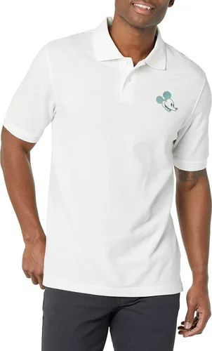 Vista 2 de Tienda Essentials Disney Marvel Camisa polo piqué de algodón de corte regular para hombre paquete de 2