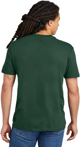Vista 2 de District The Concert Tee DT5000 - Naranja Quemado, Verde bosque, Grande