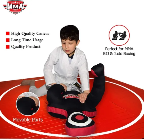Vista 2 de MMA Doctor Bane MMA - Saco de boxeo brasileño para karate, con posición de pie, 4 pies, sin relleno