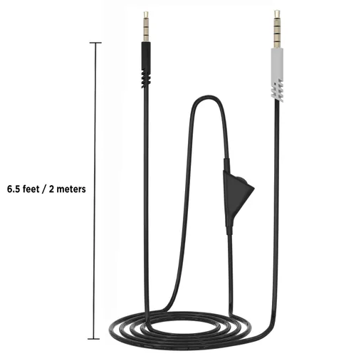 Vista 3 de ElloGear Cable de repuesto para Astro A10 con control de volumen - Paquete de 2