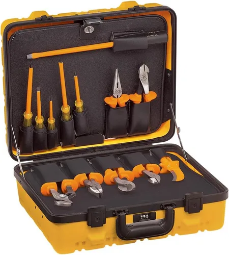 Vista 11 de Klein Tools 33526 Kit básico de herramientas aisladas, 1000 voltios, 3 alicates, 3 destornilladores, cortador de cables y cortador/pelacables, 8