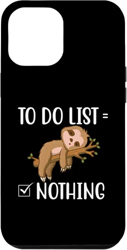Vista 25 de To Do List - Sleeping Sloth Wildlife Animal Lover Zookeeper Case for iPhone 15