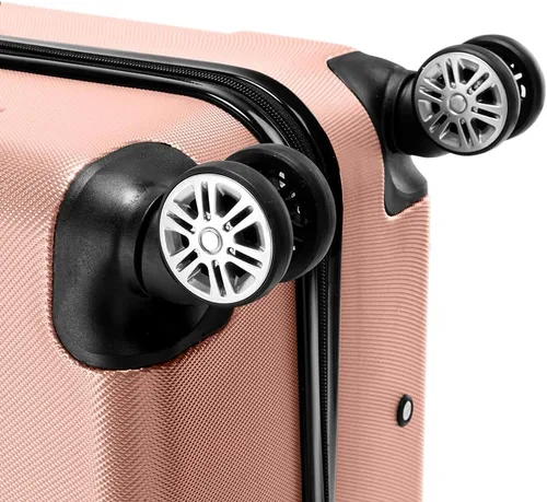 Vista 55 de Juego de equipaje de 3 piezas – Maletas con ruedas giratorias multidireccionales – Bolsa de viaje Maleta ABS con bloqueo TSA – Maletas de carcasa