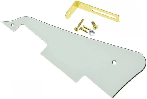 Vista 61 de Dopro Golpeador de guitarra LP con perla de abalone y soporte negro para Epi Les Paul