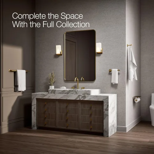 Vista 6 de Kohler 78384-2MB Componentes accesorios de fontanería, latón moderno cepillado vibrante