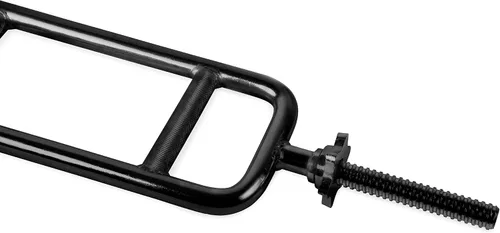 Vista 2 de Cap Barbell Barra de tríceps roscada estándar de 34" Múltiples opciones Negro