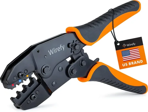 Vista 14 de Wirefy Matriz de Crimpado de Conector de Empalme Termorretráctil 22-8 AWG Matriz de Repuesto para Herramienta de Crimpado de Trinquete Wirefy