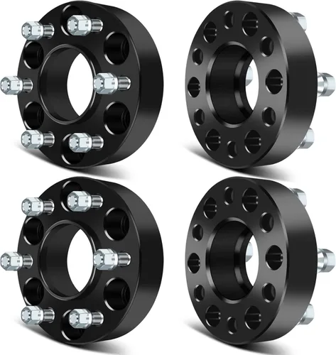Vista 26 de SCITOO 4 espaciadores de rueda de 1 pulgada, 4 lengüetas de 0.157 x 3.937 in a 0.157 x 3.937 in, pernos de 0.472 x 0.059 in, compatibles