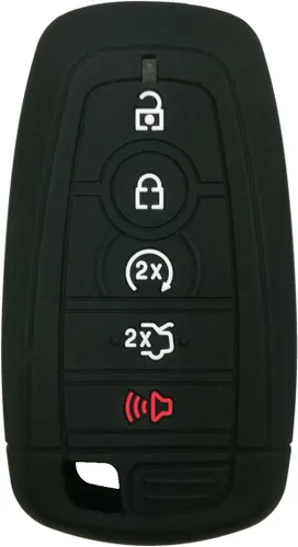 Vista 12 de 2 piezas Coolbestda Funda protectora completa para llavero remoto para Ford Bronco Mustang Fusion Raptor F250 F350 F450 F550 Edge Explorer
