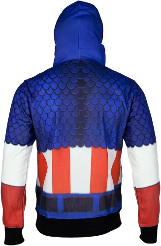 Vista 2 de Marvel - Sudadera con capucha para hombre