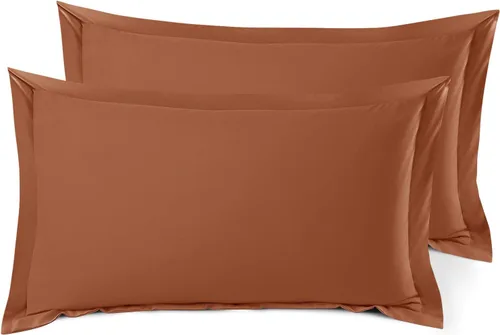Vista 26 de Nestl Juego de 2 fundas tipo sham de almohada suaves - Fundas de almohada de microfibra de doble cepillado - Fundas de almohada de cama premium