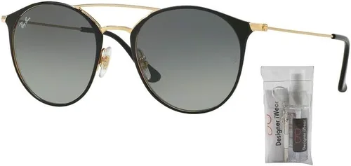 Vista 2 de Ray-Ban RB3546 Sunglasses For Men For Women + BUNDLE with Designer iWear Eyewear Care Kit