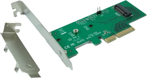 Vista 4 de Adaptador PEXM2-SSD PCIe M.2 - Compatible con SSD NVMe/AHCI M.2 (2280, 2260, 2242) - Compatible con PCIe 4.0/3.0