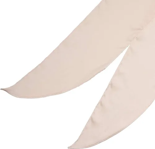 Vista 5 de Allegra K Bufandas flacas puras de color sólido liso para mujer, banda larga para el pelo