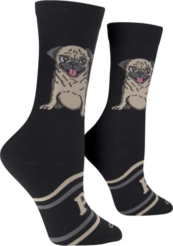Vista 3 de Cool Socks Calcetines para mujer, animales, perros y cachorros, divertidos y bonitos