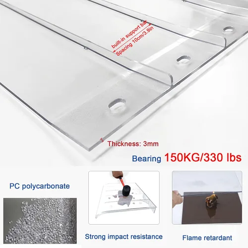 Vista 4 de Protección UV contra la lluvia y la luz solar, toldo para puerta delantera, toldo para ventana, toldo para puerta delantera, cubierta
