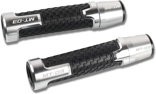 Vista 6 de Motorcycle Handlebar Grips Motorcycle Aluminum Handlebar Grip Ends for Yamaha MT03 MT-03 MT 03 2005-2020 2019 2018 2017 2016 7/8''22mm Handle Bar