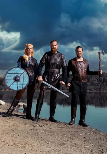Vista 4 de Vikings Ragnar Lothbrok Costume Replica Axe Officially Licensed