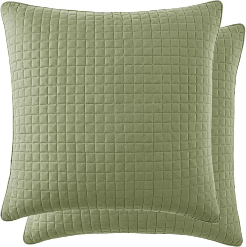 Vista 9 de Fundas Southshore Fine Linens Vilano Springs, para almohada, acolchadas, Microfibra, Pizarra, 20" x 36" 15 - Pizarra