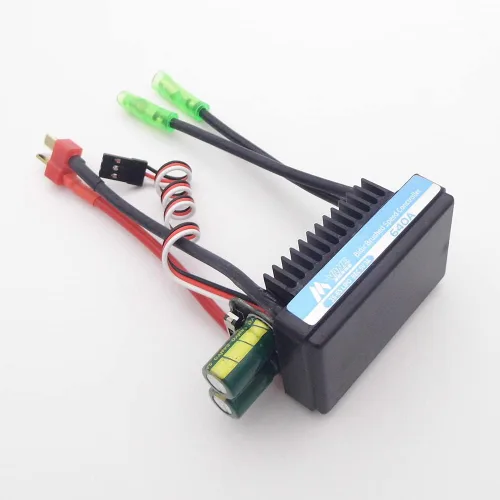 Vista 4 de 通用 12V 24V 100A ESC 997 Controlador de velocidad del motor de cepillo 2 vías adelante hacia atrás freno para RC barco marino tanque de camión