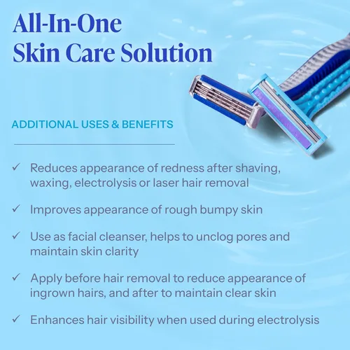 Vista 6 de Solución para el cuidado de la piel en botella de Tend Skin. Solución para quemaduras antiestéticas de afeitar, tóner posterior al afeitado