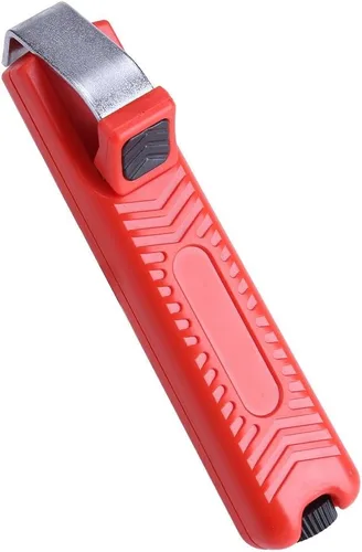 Vista 5 de Ciglow Mini pelacables para cuchillos (Ciglowb5nacvf0t1), 0.315-1.102 in, rojo, plástico, agarre ergonómico