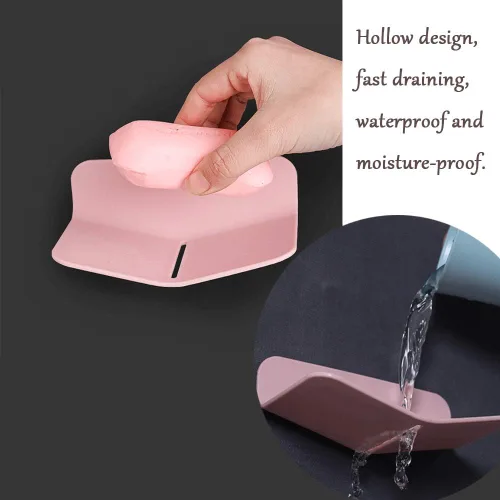 Vista 2 de Jabonera para ducha montado en la pared, jabonera drenante para ducha, protector de jabón para cocina, baño.