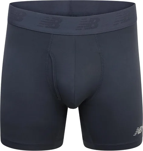 Vista 4 de New Balance Men's 6" Premium Performance Boxer Brief with Fly Front (3 Pack)