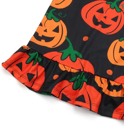 Vista 4 de JESKIDS Camisones de manga larga con estampado de dinosaurio para niñas